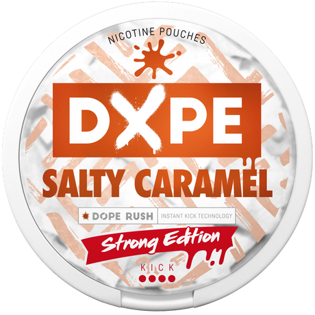 DOPE Salty Caramel Strong-Nikotinbeutel-Gigasnus.de