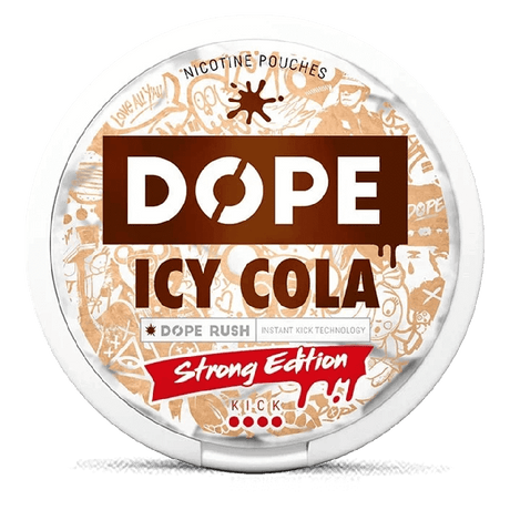 DOPE Icy Cola Strong-Nikotinbeutel-Gigasnus.de