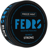 FEDRS BLACK Freeze Mint-Nikotinbeutel-Gigasnus.de