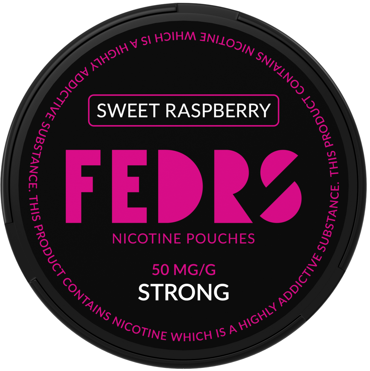 FEDRS BLACK Sweet Raspberry-Nikotinbeutel-Gigasnus.de