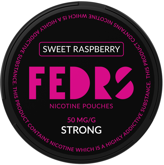 FEDRS BLACK Sweet Raspberry-Nikotinbeutel-Gigasnus.de