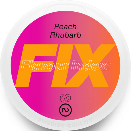 FIX Peach Rhubarb-Nikotinfreier Snus-Gigasnus.de
