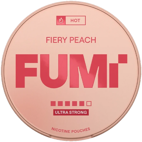 FUMi Fiery Peach Ultra Strong-Nikotinbeutel-gigasnus.de