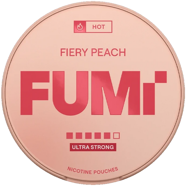 FUMi Fiery Peach Ultra Strong-Nikotinbeutel-gigasnus.de