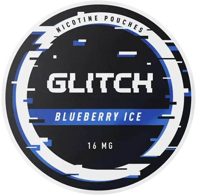 GLITCH Blueberry Ice-Nikotinbeutel-Gigasnus.de