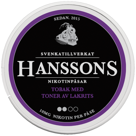 Hanssons Lakrits-Nikotinbeutel-Gigasnus.de