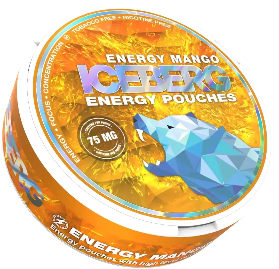 Iceberg Energy Mango 75mg-Koffein Pouches-Gigasnus.de