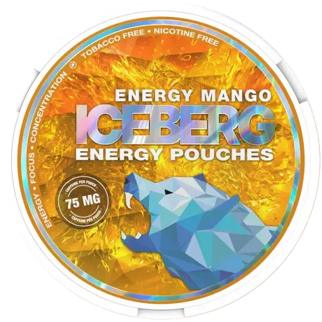 Iceberg Energy Mango 75mg-Koffein Pouches-Gigasnus.de