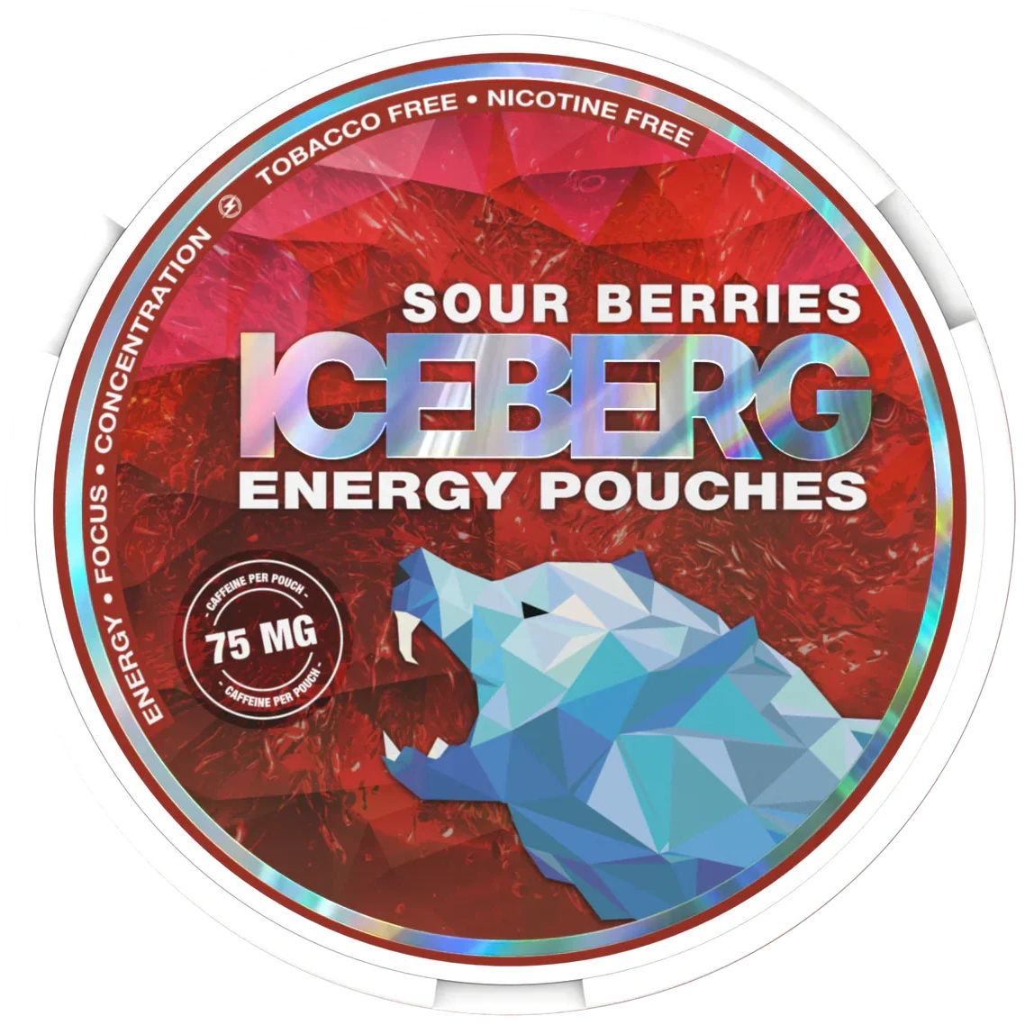 Iceberg Energy Sour Berries 75 mg-Nikotinfreier Snus-Gigasnus.de