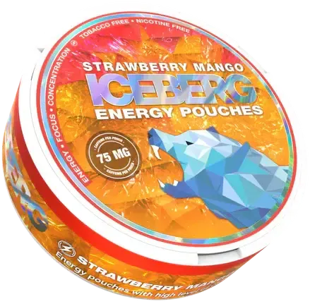 Iceberg Strawberry Mango 75mg-Koffein Pouches-Gigasnus.de