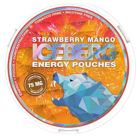 Iceberg Strawberry Mango 75mg-Koffein Pouches-Gigasnus.de