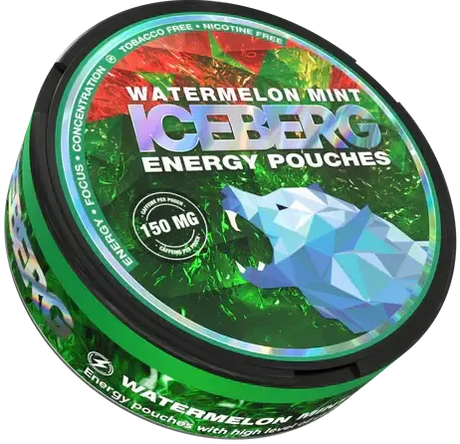 Iceberg Energy Watermelon Mint 150mg-Koffein Pouches-Gigasnus.de