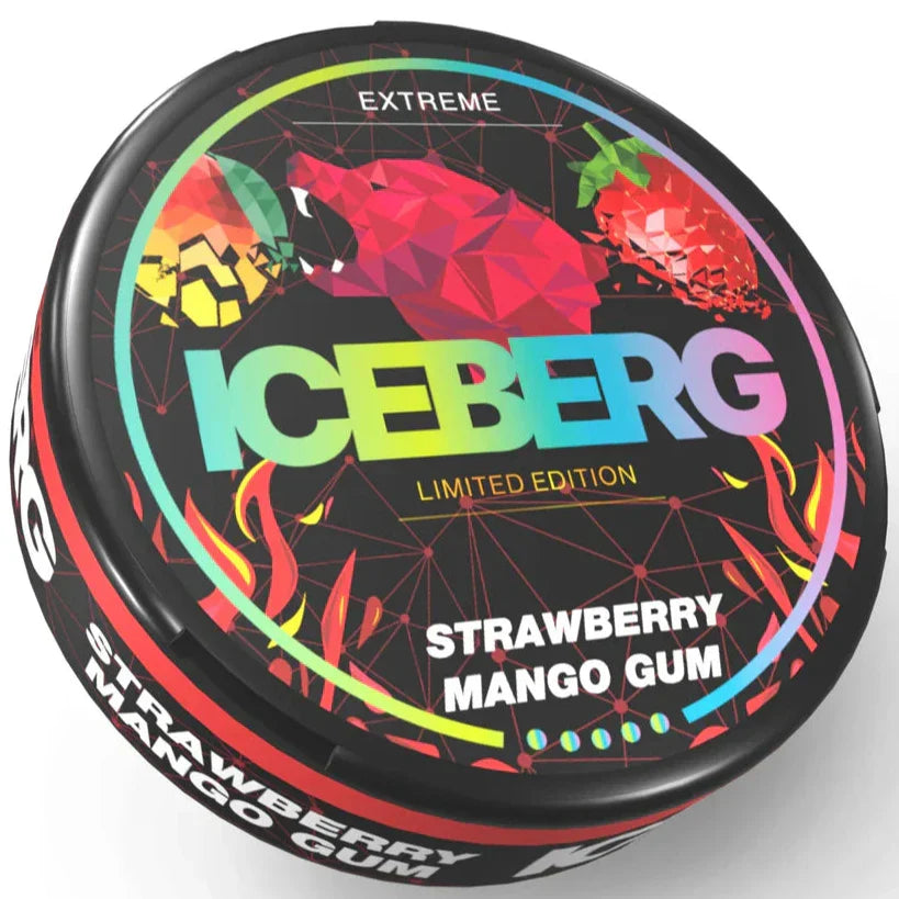 Iceberg Strawberry Mango Gum-Nikotinbeutel-Gigasnus.de