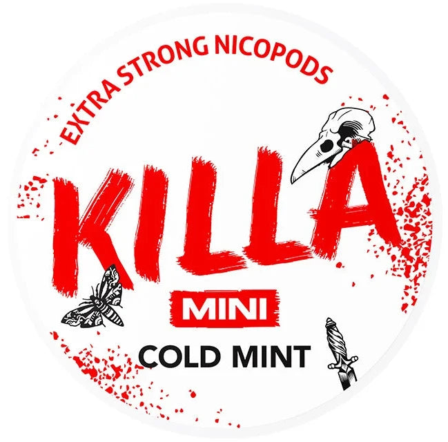 KILLA Mini Cold Mint-Nikotinbeutel-Gigasnus.de