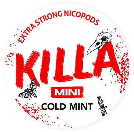 KILLA Mini Cold Mint-Nikotinbeutel-Gigasnus.de