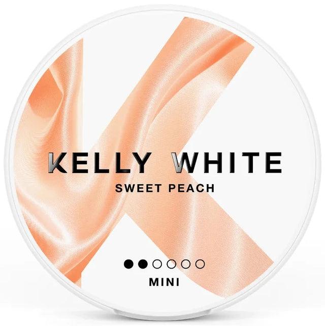 Kelly White Sweet Peach Mini-Nikotinbeutel-Gigasnus.de