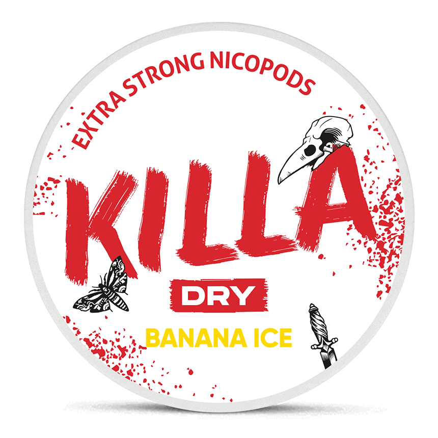 KILLA Dry Banana Ice-Nikotinbeutel-Gigasnus.de