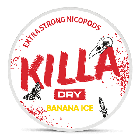 KILLA Dry Banana Ice-Nikotinbeutel-Gigasnus.de
