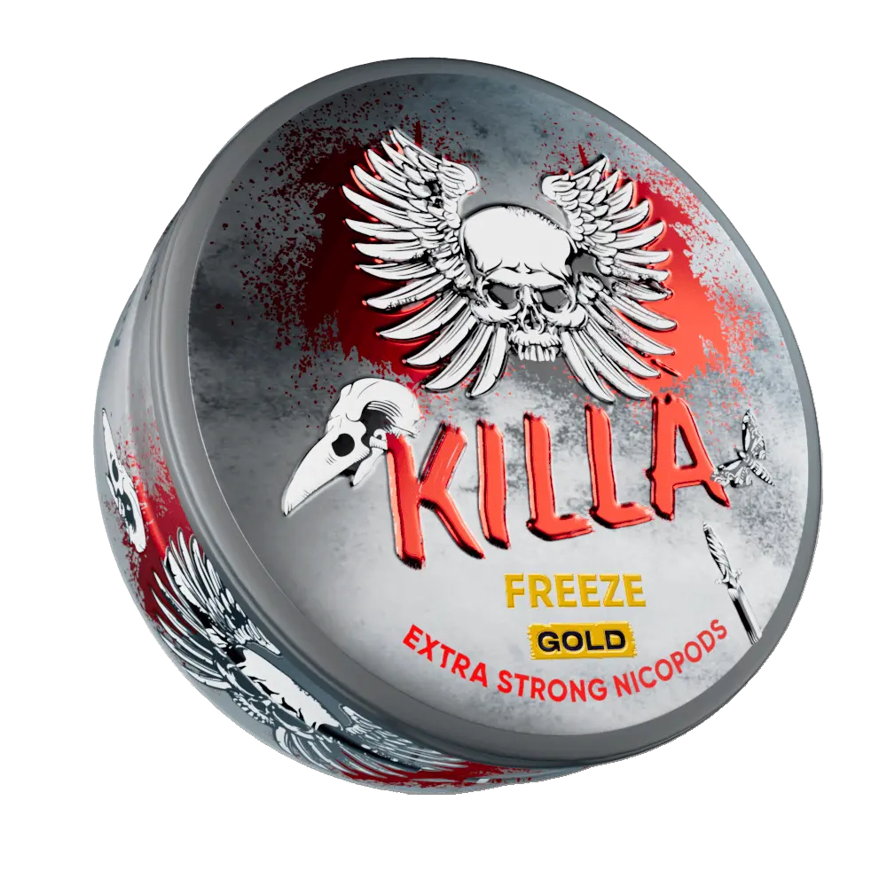 Killa Freeze Gold-Nikotinbeutel-Gigasnus.de