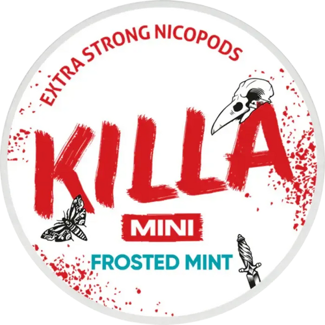 Killa Mini Frosted Mint-Nikotinbeutel-Gigasnus.de