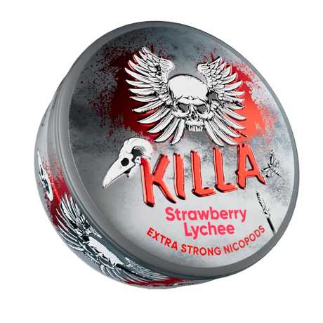 Killa Strawberry Lychee-Nikotinbeutel-Gigasnus.de