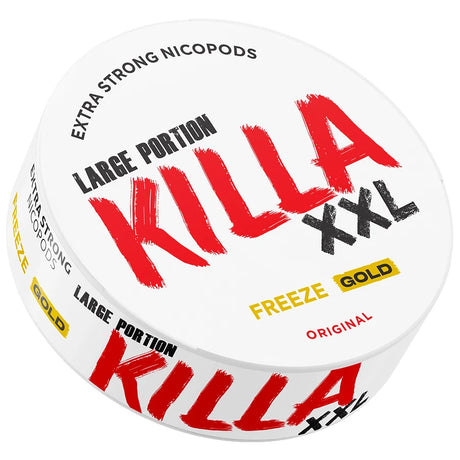 Killa XXL Large Portion Freeze Gold-Nikotinbeutel-Gigasnus.de