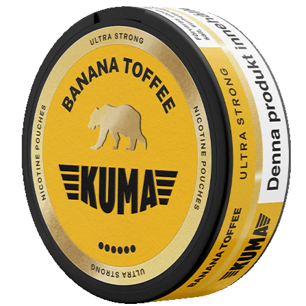 Kuma Banana Toffee-Nikotinbeutel-Gigasnus.de