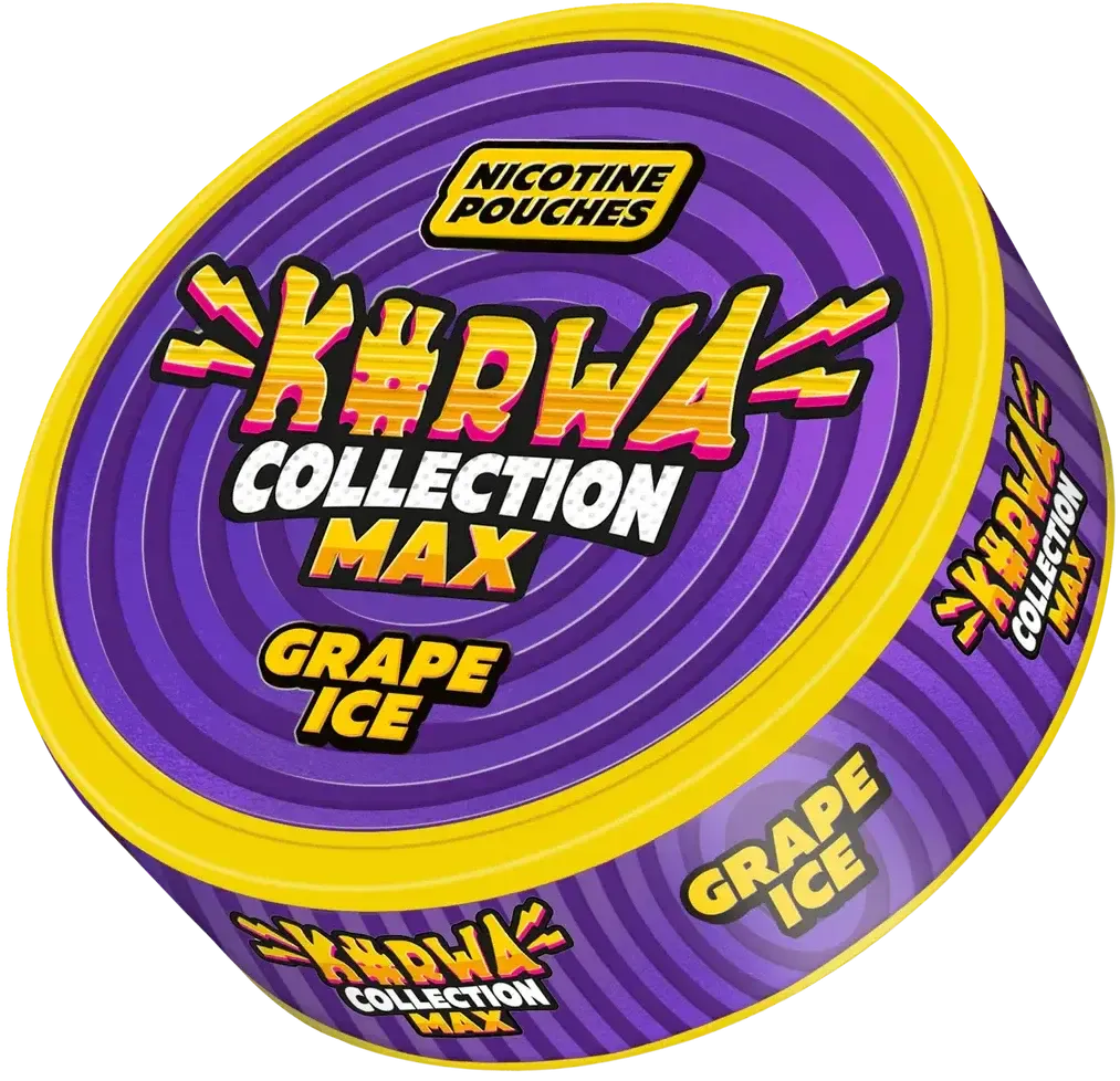 Kurwa Max Grape Ice-Nikotinbeutel-Gigasnus.de
