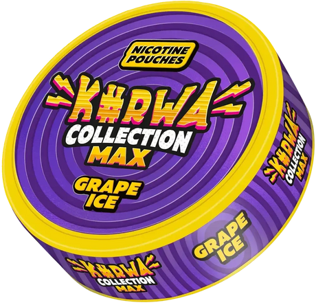 Kurwa Max Grape Ice-Nikotinbeutel-Gigasnus.de