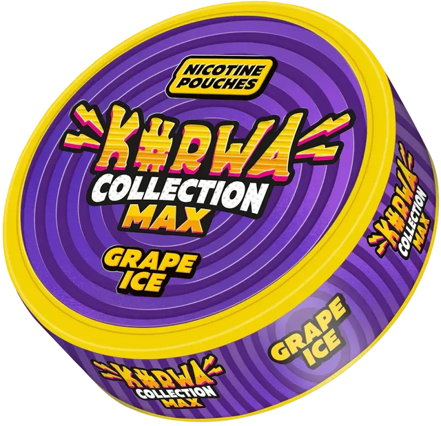 Kurwa Max Grape Ice-Nikotinbeutel-Gigasnus.de