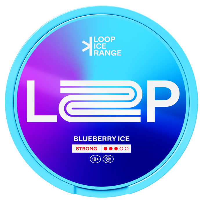 LOOP Blueberry Ice Strong-Nikotinbeutel-Gigasnus.de