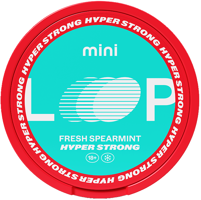 LOOP Fresh Spearmint Mini Hyper Strong-Nikotinbeutel-Gigasnus.de