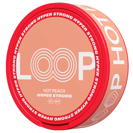 LOOP Hot Peach Hyper Strong-Nikotinbeutel-Gigasnus.de