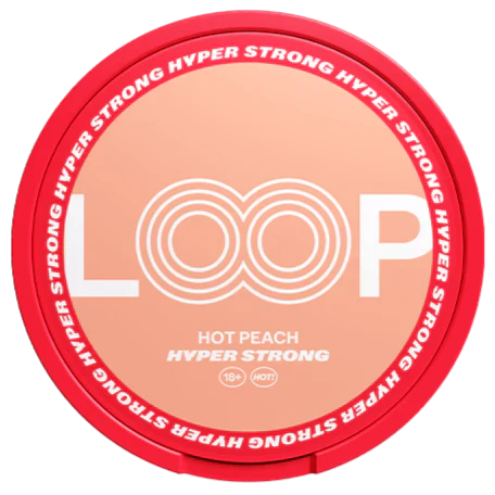 LOOP Hot Peach Hyper Strong-Nikotinbeutel-Gigasnus.de