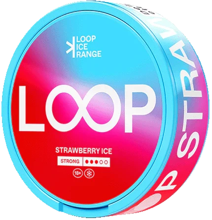 LOOP Strawberry Ice Strong-Nikotinbeutel-Gigasnus.de