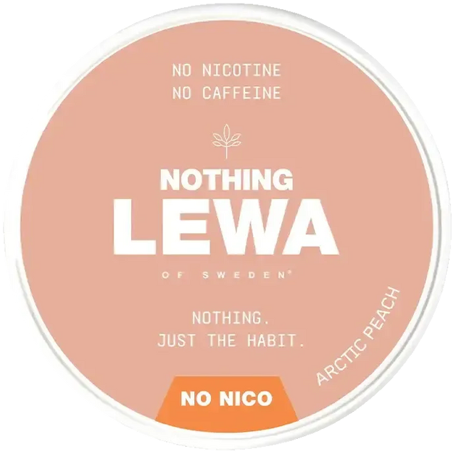 Lewa Nothing Arctic Peach No Nico-Nikotinfreier Snus-Gigasnus.de