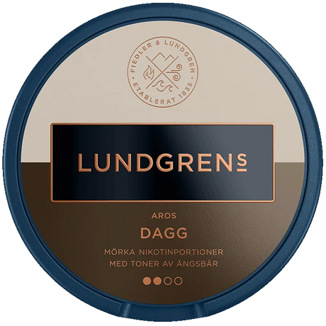 Lundgrens Aros Dagg All White-Nikotinbeutel-Gigasnus.de