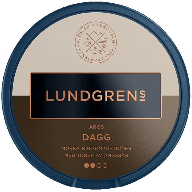 Lundgrens Aros Dagg All White-Nikotinbeutel-Gigasnus.de