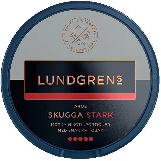 Lundgrens Aros Skugga Stark All White-Nikotinbeutel-Gigasnus.de