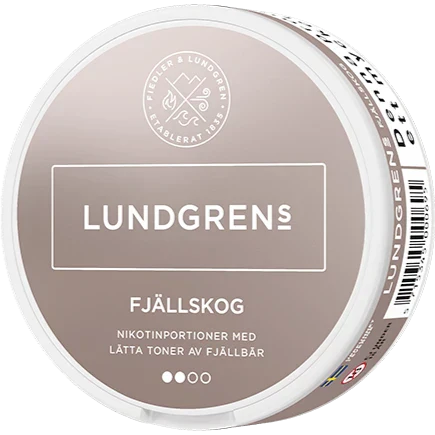 Lundgrens Fjällskog All White-Nikotinbeutel-Gigasnus.de