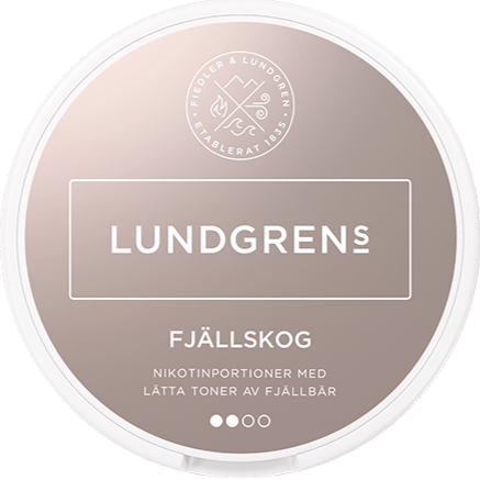 Lundgrens Fjällskog All White-Nikotinbeutel-Gigasnus.de