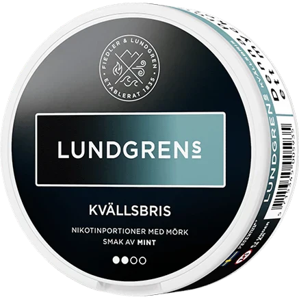 Lundgrens Kvällsbris All White-Nikotinbeutel-Gigasnus.de