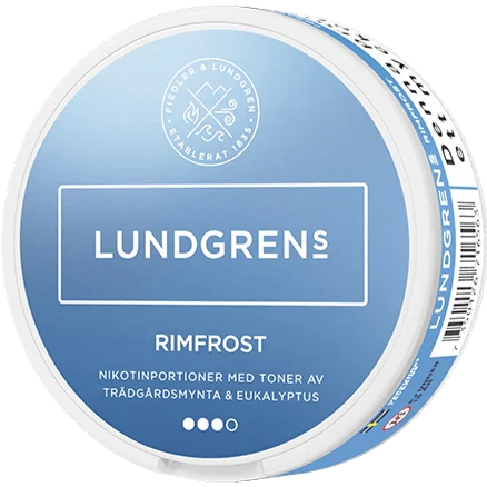Lundgrens Rimfrost All White-Nikotinbeutel-Gigasnus.de
