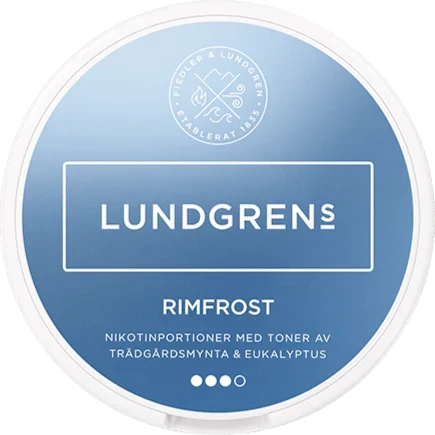 Lundgrens Rimfrost All White-Nikotinbeutel-Gigasnus.de