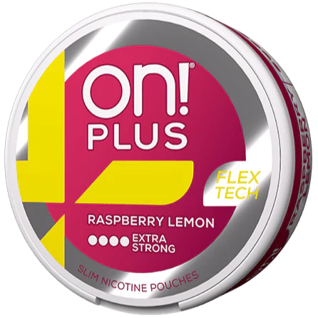 On! Plus Raspberry Lemon Extra Strong-Nikotinbeutel-Gigasnus.de