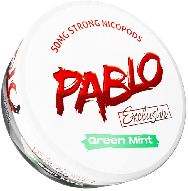Pablo Exclusive Green Mint-Nikotinbeutel-Gigasnus.de