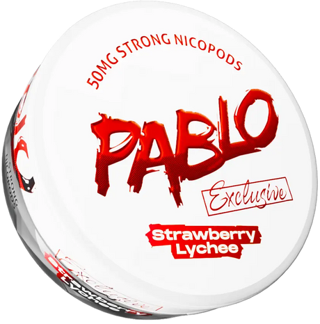 Pablo Exclusive Strawberry Lychee-Nikotinbeutel-Gigasnus.de
