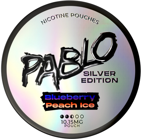 Pablo Silver Blueberry Peach Ice-Nikotinbeutel-Gigasnus.de
