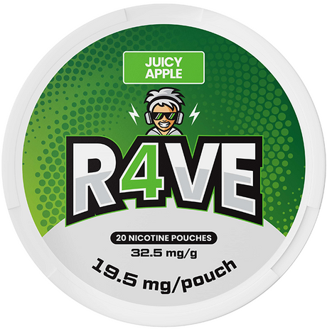 R4VE Juicy Apple-Nikotinbeutel-Gigasnus.de