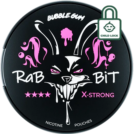 Rabbit Bubble Gum-Nikotinbeutel-Gigasnus.de